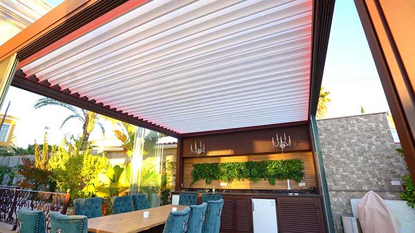 Ventanas VIP Bioclimatic Pergola that allows you to make the absolute most of your outdoor areas, and with a modern design