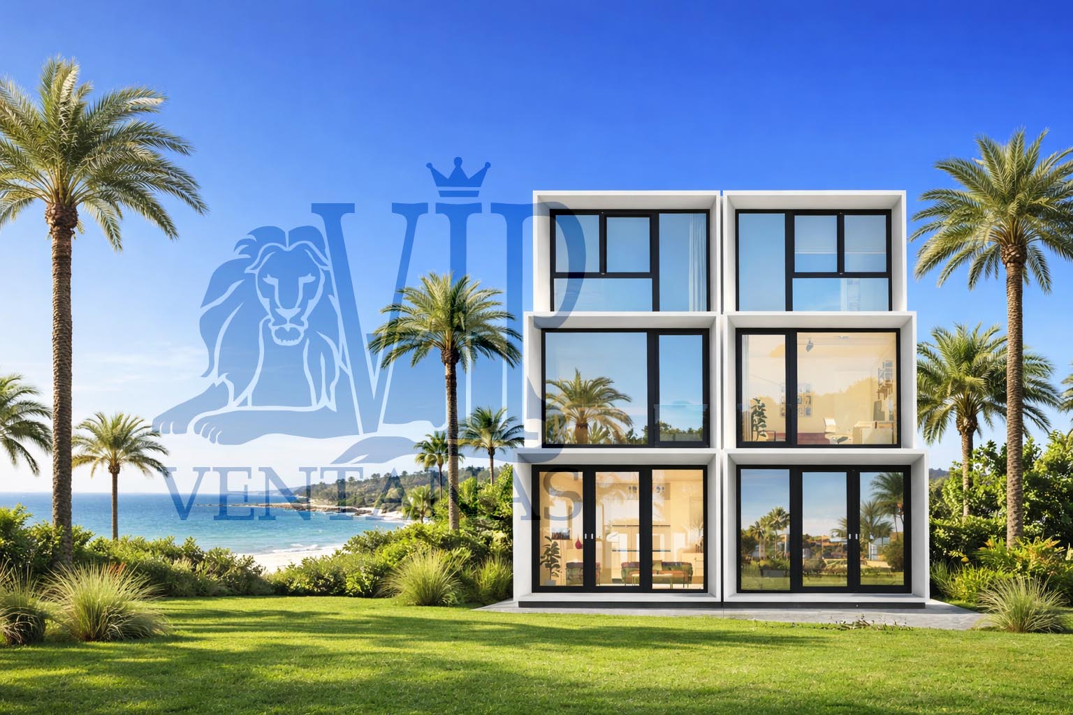Современные ПВХ окна на Коста Бланка VIP Ventanas